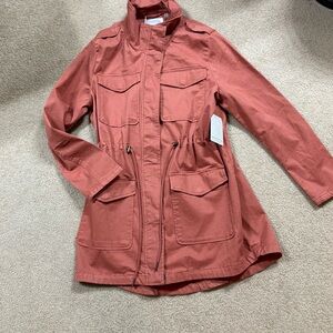 Bagatelle Women's Terracotta Utility Jacket NWT